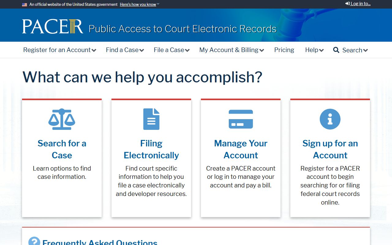 Graves County court records federal PACER access source