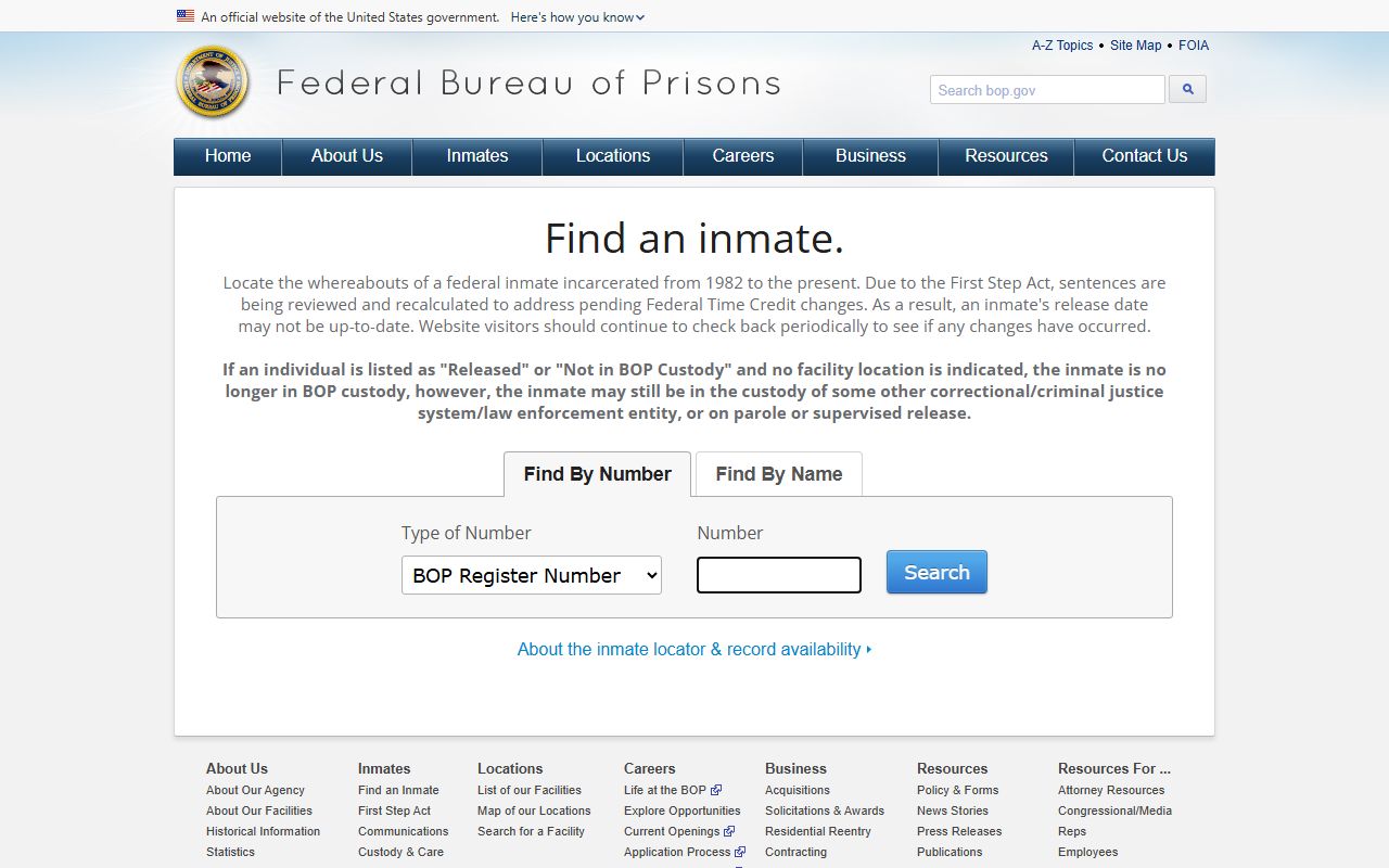 Graves County warrant records federal inmate locator source